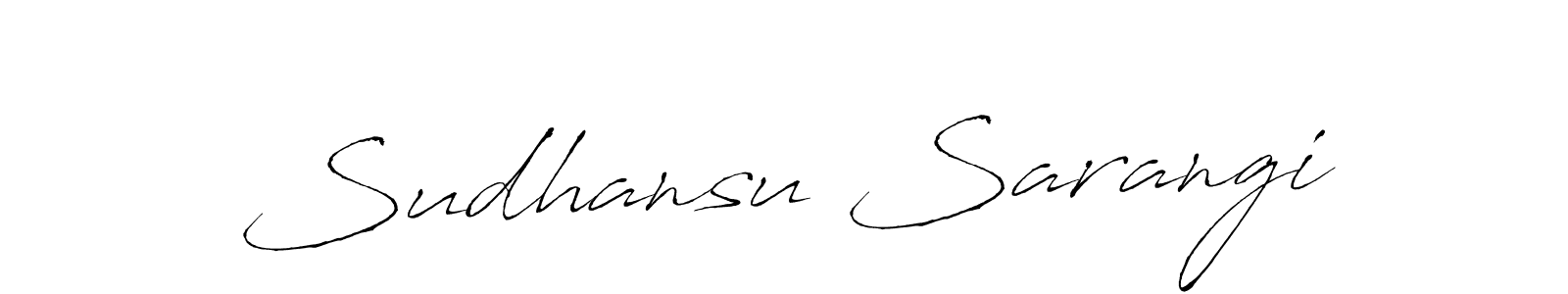 Design your own signature with our free online signature maker. With this signature software, you can create a handwritten (Antro_Vectra) signature for name Sudhansu Sarangi. Sudhansu Sarangi signature style 6 images and pictures png