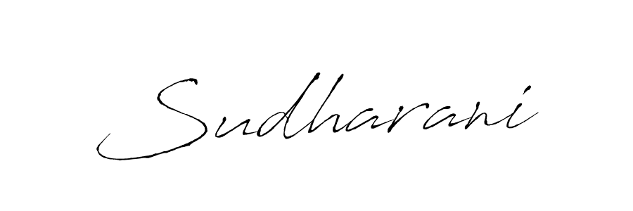 The best way (Antro_Vectra) to make a short signature is to pick only two or three words in your name. The name Sudharani include a total of six letters. For converting this name. Sudharani signature style 6 images and pictures png