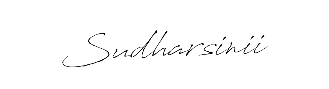 Make a beautiful signature design for name Sudharsinii. With this signature (Antro_Vectra) style, you can create a handwritten signature for free. Sudharsinii signature style 6 images and pictures png