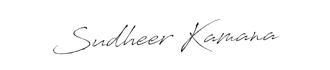 You should practise on your own different ways (Antro_Vectra) to write your name (Sudheer Kamana) in signature. don't let someone else do it for you. Sudheer Kamana signature style 6 images and pictures png