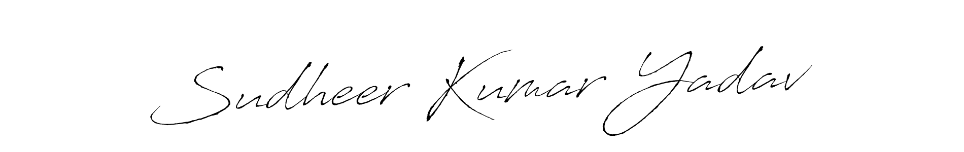 Similarly Antro_Vectra is the best handwritten signature design. Signature creator online .You can use it as an online autograph creator for name Sudheer Kumar Yadav. Sudheer Kumar Yadav signature style 6 images and pictures png