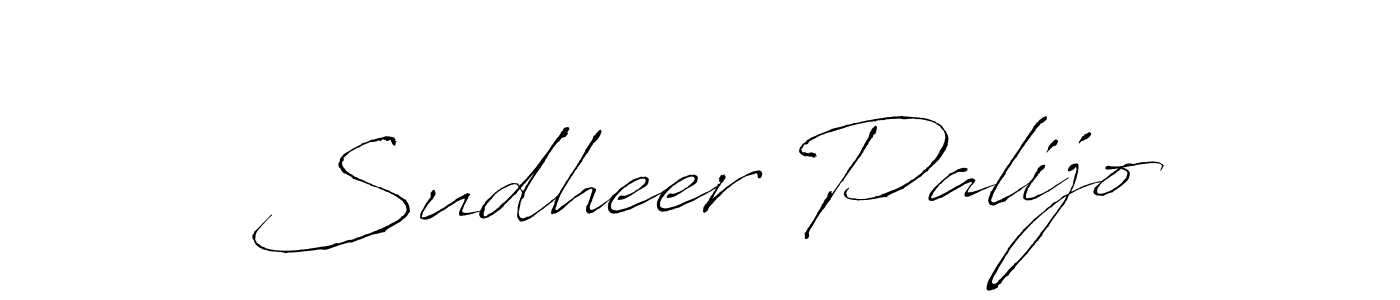 Create a beautiful signature design for name Sudheer Palijo. With this signature (Antro_Vectra) fonts, you can make a handwritten signature for free. Sudheer Palijo signature style 6 images and pictures png