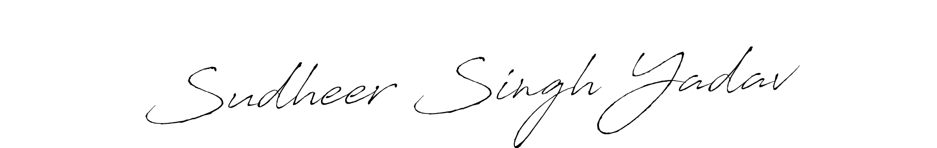 Sudheer Singh Yadav stylish signature style. Best Handwritten Sign (Antro_Vectra) for my name. Handwritten Signature Collection Ideas for my name Sudheer Singh Yadav. Sudheer Singh Yadav signature style 6 images and pictures png