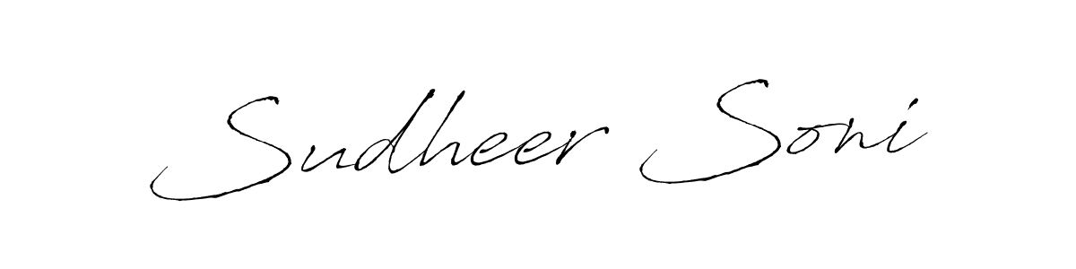 How to Draw Sudheer Soni signature style? Antro_Vectra is a latest design signature styles for name Sudheer Soni. Sudheer Soni signature style 6 images and pictures png