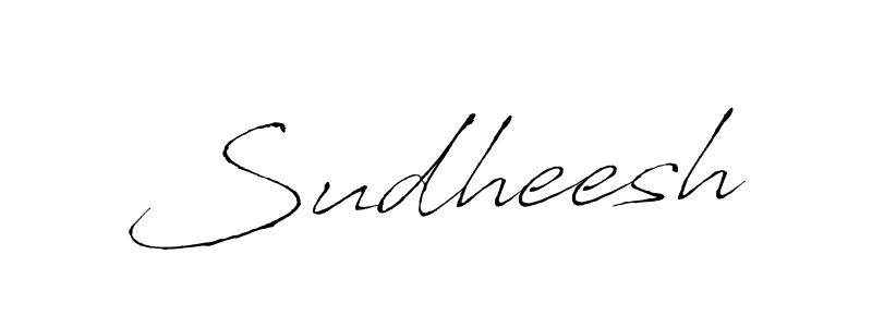 Design your own signature with our free online signature maker. With this signature software, you can create a handwritten (Antro_Vectra) signature for name Sudheesh. Sudheesh signature style 6 images and pictures png