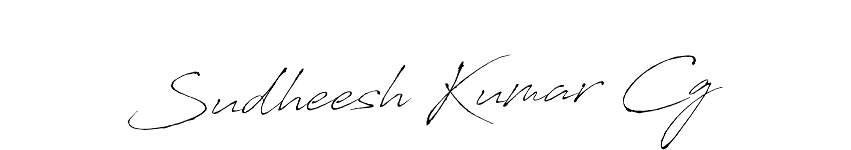 Also we have Sudheesh Kumar Cg name is the best signature style. Create professional handwritten signature collection using Antro_Vectra autograph style. Sudheesh Kumar Cg signature style 6 images and pictures png