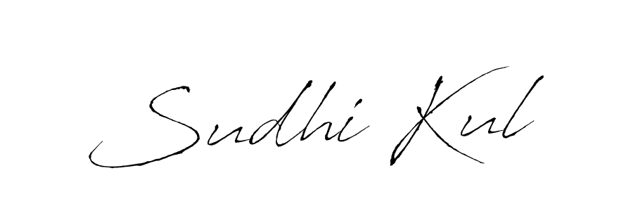How to make Sudhi Kul signature? Antro_Vectra is a professional autograph style. Create handwritten signature for Sudhi Kul name. Sudhi Kul signature style 6 images and pictures png
