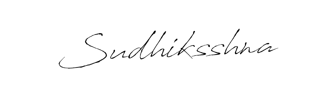 Make a beautiful signature design for name Sudhiksshna. With this signature (Antro_Vectra) style, you can create a handwritten signature for free. Sudhiksshna signature style 6 images and pictures png