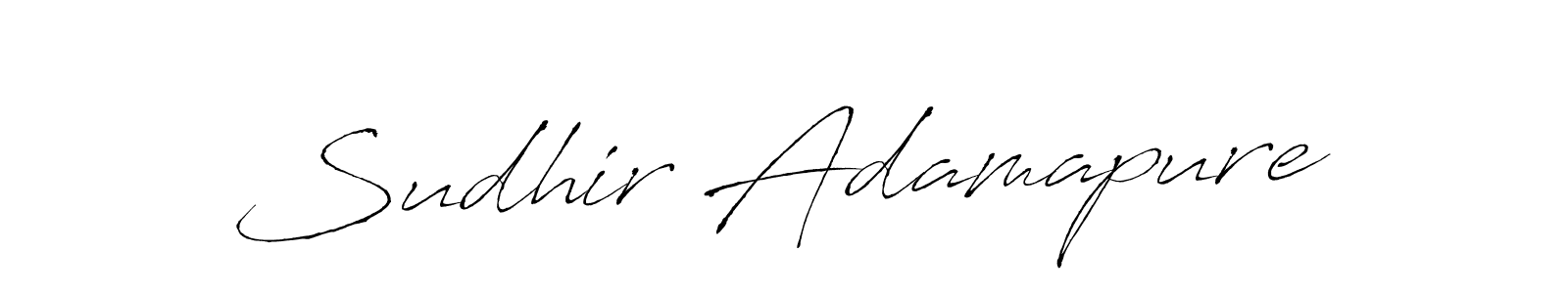 Once you've used our free online signature maker to create your best signature Antro_Vectra style, it's time to enjoy all of the benefits that Sudhir Adamapure name signing documents. Sudhir Adamapure signature style 6 images and pictures png