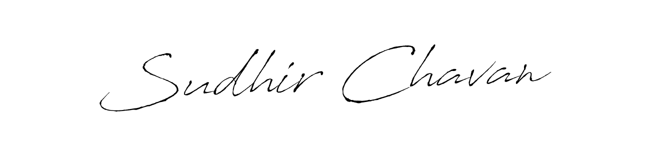 Design your own signature with our free online signature maker. With this signature software, you can create a handwritten (Antro_Vectra) signature for name Sudhir Chavan. Sudhir Chavan signature style 6 images and pictures png