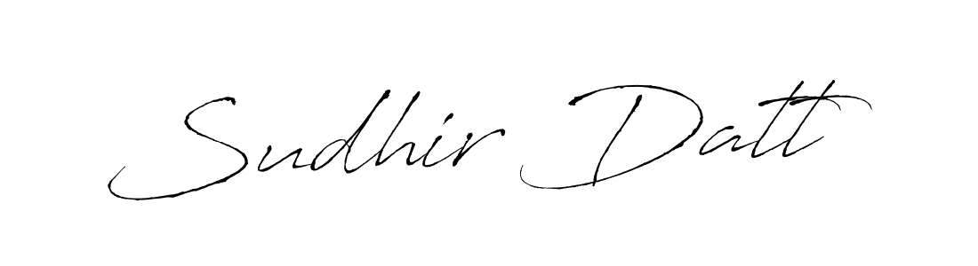 It looks lik you need a new signature style for name Sudhir Datt. Design unique handwritten (Antro_Vectra) signature with our free signature maker in just a few clicks. Sudhir Datt signature style 6 images and pictures png