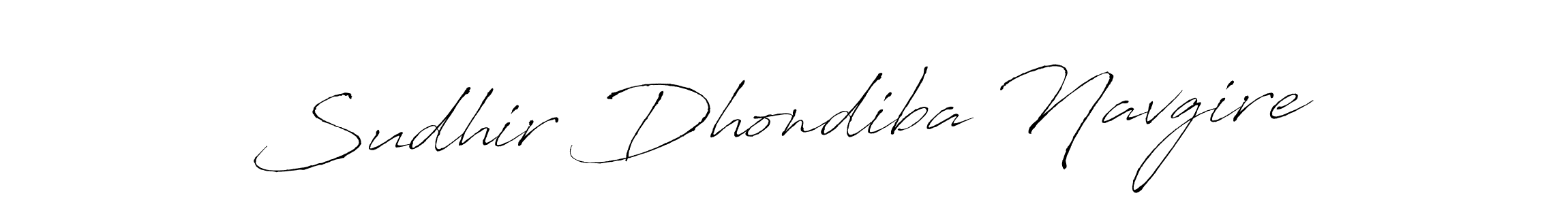 Make a short Sudhir Dhondiba Navgire signature style. Manage your documents anywhere anytime using Antro_Vectra. Create and add eSignatures, submit forms, share and send files easily. Sudhir Dhondiba Navgire signature style 6 images and pictures png