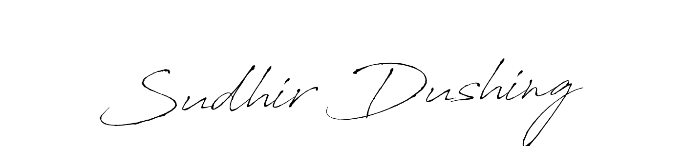 Make a beautiful signature design for name Sudhir Dushing. Use this online signature maker to create a handwritten signature for free. Sudhir Dushing signature style 6 images and pictures png