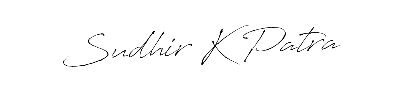 Use a signature maker to create a handwritten signature online. With this signature software, you can design (Antro_Vectra) your own signature for name Sudhir K Patra. Sudhir K Patra signature style 6 images and pictures png