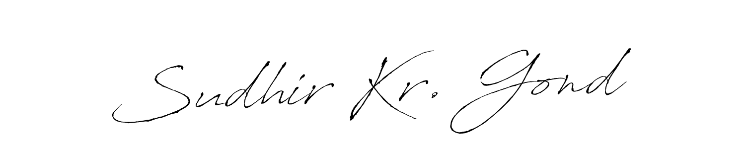 Once you've used our free online signature maker to create your best signature Antro_Vectra style, it's time to enjoy all of the benefits that Sudhir Kr. Gond name signing documents. Sudhir Kr. Gond signature style 6 images and pictures png