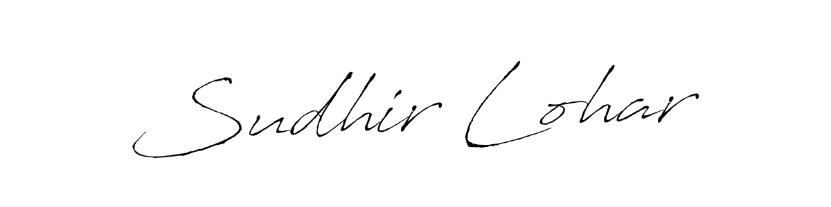 You should practise on your own different ways (Antro_Vectra) to write your name (Sudhir Lohar) in signature. don't let someone else do it for you. Sudhir Lohar signature style 6 images and pictures png