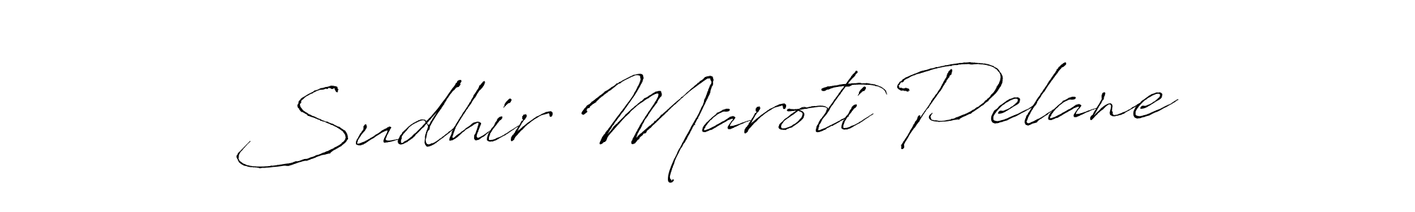 Make a short Sudhir Maroti Pelane signature style. Manage your documents anywhere anytime using Antro_Vectra. Create and add eSignatures, submit forms, share and send files easily. Sudhir Maroti Pelane signature style 6 images and pictures png