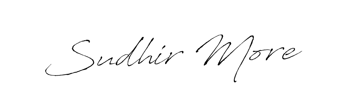 Also You can easily find your signature by using the search form. We will create Sudhir More name handwritten signature images for you free of cost using Antro_Vectra sign style. Sudhir More signature style 6 images and pictures png