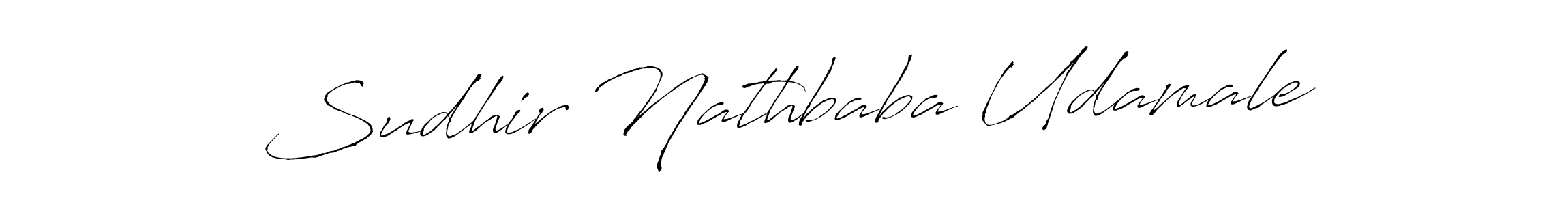 Also You can easily find your signature by using the search form. We will create Sudhir Nathbaba Udamale name handwritten signature images for you free of cost using Antro_Vectra sign style. Sudhir Nathbaba Udamale signature style 6 images and pictures png