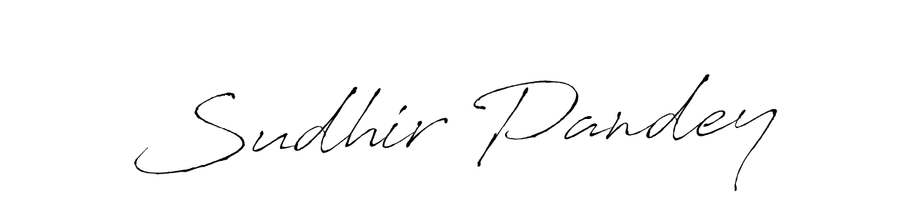 It looks lik you need a new signature style for name Sudhir Pandey. Design unique handwritten (Antro_Vectra) signature with our free signature maker in just a few clicks. Sudhir Pandey signature style 6 images and pictures png