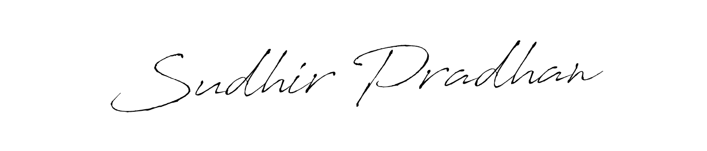 Design your own signature with our free online signature maker. With this signature software, you can create a handwritten (Antro_Vectra) signature for name Sudhir Pradhan. Sudhir Pradhan signature style 6 images and pictures png