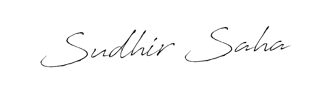 Also we have Sudhir Saha name is the best signature style. Create professional handwritten signature collection using Antro_Vectra autograph style. Sudhir Saha signature style 6 images and pictures png