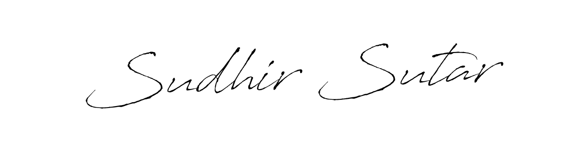 This is the best signature style for the Sudhir Sutar name. Also you like these signature font (Antro_Vectra). Mix name signature. Sudhir Sutar signature style 6 images and pictures png