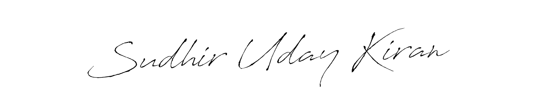 Also You can easily find your signature by using the search form. We will create Sudhir Uday Kiran name handwritten signature images for you free of cost using Antro_Vectra sign style. Sudhir Uday Kiran signature style 6 images and pictures png