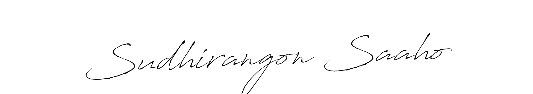 Design your own signature with our free online signature maker. With this signature software, you can create a handwritten (Antro_Vectra) signature for name Sudhirangon Saaho. Sudhirangon Saaho signature style 6 images and pictures png