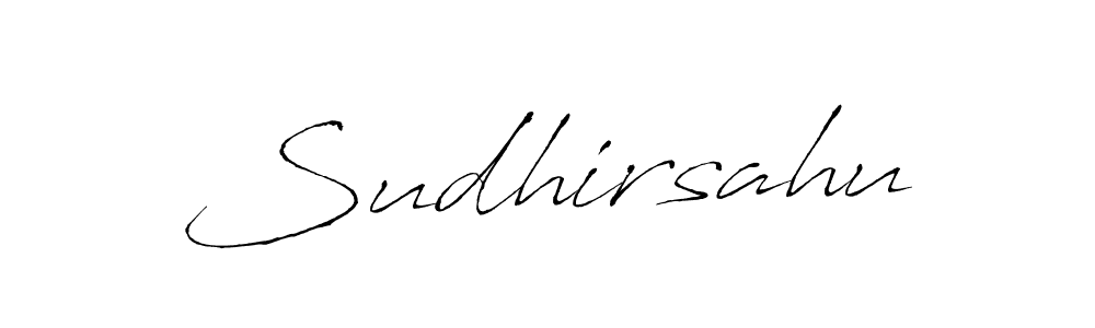 The best way (Antro_Vectra) to make a short signature is to pick only two or three words in your name. The name Sudhirsahu include a total of six letters. For converting this name. Sudhirsahu signature style 6 images and pictures png