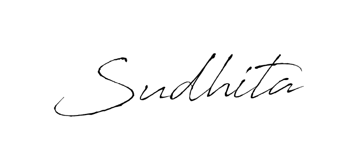 Create a beautiful signature design for name Sudhita. With this signature (Antro_Vectra) fonts, you can make a handwritten signature for free. Sudhita signature style 6 images and pictures png