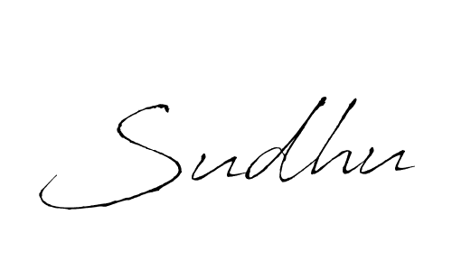 Use a signature maker to create a handwritten signature online. With this signature software, you can design (Antro_Vectra) your own signature for name Sudhu. Sudhu signature style 6 images and pictures png