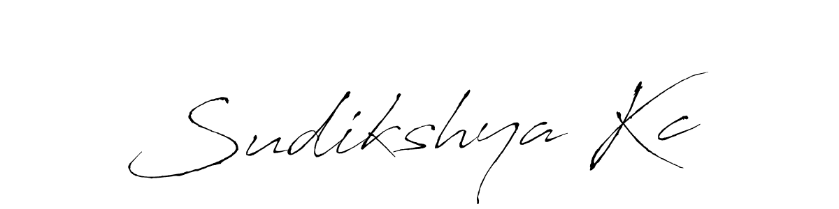 Design your own signature with our free online signature maker. With this signature software, you can create a handwritten (Antro_Vectra) signature for name Sudikshya Kc. Sudikshya Kc signature style 6 images and pictures png