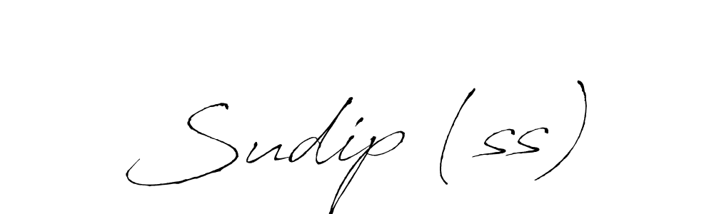 Make a beautiful signature design for name Sudip (ss). With this signature (Antro_Vectra) style, you can create a handwritten signature for free. Sudip (ss) signature style 6 images and pictures png