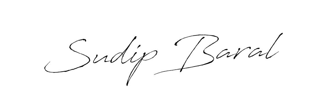 Create a beautiful signature design for name Sudip Baral. With this signature (Antro_Vectra) fonts, you can make a handwritten signature for free. Sudip Baral signature style 6 images and pictures png