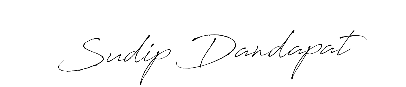 Sudip Dandapat stylish signature style. Best Handwritten Sign (Antro_Vectra) for my name. Handwritten Signature Collection Ideas for my name Sudip Dandapat. Sudip Dandapat signature style 6 images and pictures png