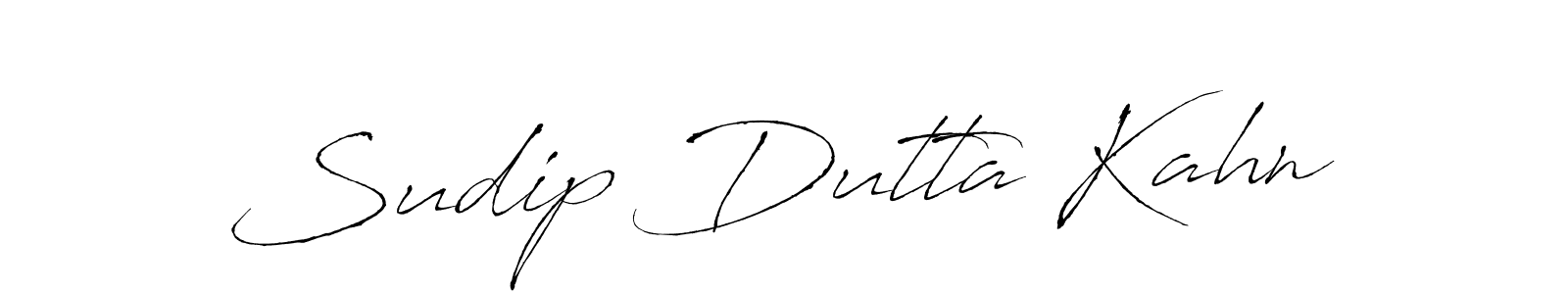 Make a short Sudip Dutta Kahn signature style. Manage your documents anywhere anytime using Antro_Vectra. Create and add eSignatures, submit forms, share and send files easily. Sudip Dutta Kahn signature style 6 images and pictures png