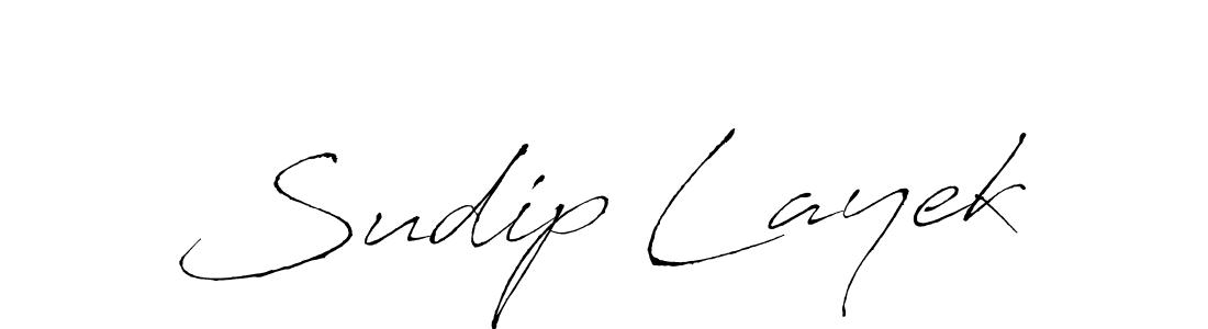 Create a beautiful signature design for name Sudip Layek. With this signature (Antro_Vectra) fonts, you can make a handwritten signature for free. Sudip Layek signature style 6 images and pictures png