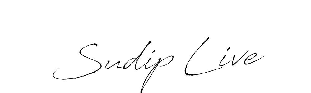 Use a signature maker to create a handwritten signature online. With this signature software, you can design (Antro_Vectra) your own signature for name Sudip Live. Sudip Live signature style 6 images and pictures png