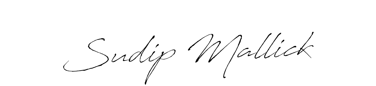Antro_Vectra is a professional signature style that is perfect for those who want to add a touch of class to their signature. It is also a great choice for those who want to make their signature more unique. Get Sudip Mallick name to fancy signature for free. Sudip Mallick signature style 6 images and pictures png