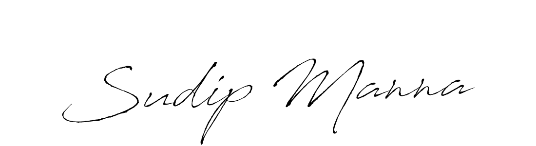 How to make Sudip Manna name signature. Use Antro_Vectra style for creating short signs online. This is the latest handwritten sign. Sudip Manna signature style 6 images and pictures png