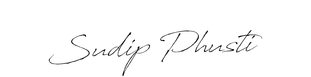 The best way (Antro_Vectra) to make a short signature is to pick only two or three words in your name. The name Sudip Phusti include a total of six letters. For converting this name. Sudip Phusti signature style 6 images and pictures png