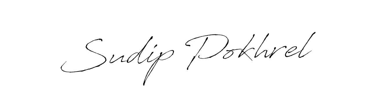 This is the best signature style for the Sudip Pokhrel name. Also you like these signature font (Antro_Vectra). Mix name signature. Sudip Pokhrel signature style 6 images and pictures png