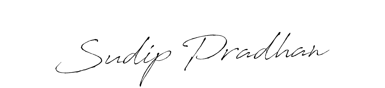 Design your own signature with our free online signature maker. With this signature software, you can create a handwritten (Antro_Vectra) signature for name Sudip Pradhan. Sudip Pradhan signature style 6 images and pictures png