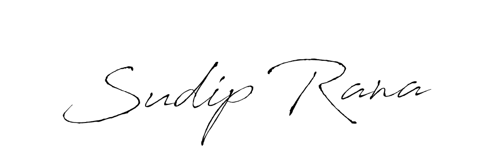 How to make Sudip Rana signature? Antro_Vectra is a professional autograph style. Create handwritten signature for Sudip Rana name. Sudip Rana signature style 6 images and pictures png