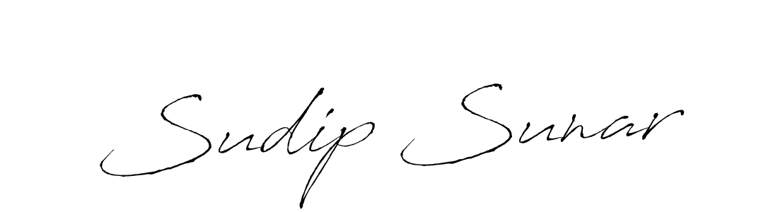 Also we have Sudip Sunar name is the best signature style. Create professional handwritten signature collection using Antro_Vectra autograph style. Sudip Sunar signature style 6 images and pictures png