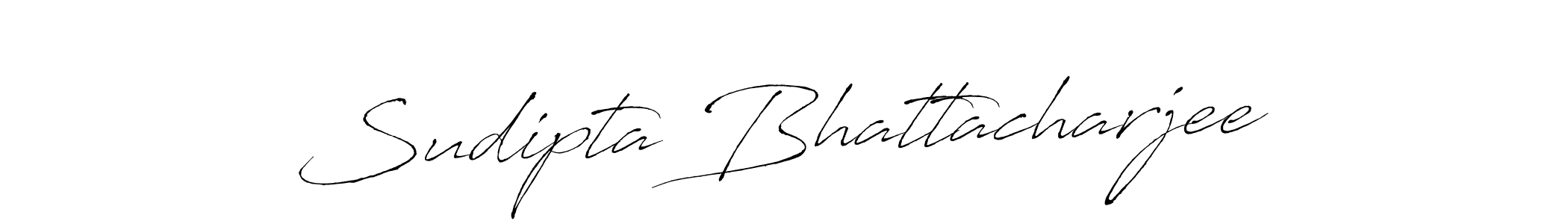 How to make Sudipta Bhattacharjee name signature. Use Antro_Vectra style for creating short signs online. This is the latest handwritten sign. Sudipta Bhattacharjee signature style 6 images and pictures png