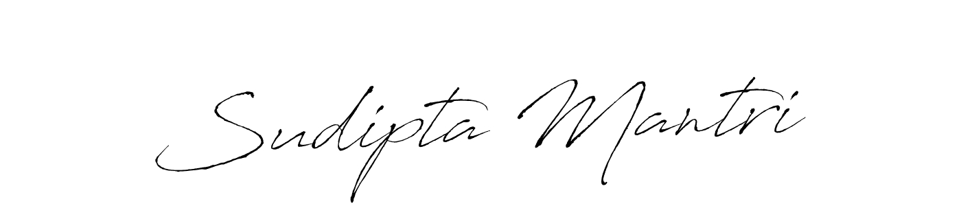 Sudipta Mantri stylish signature style. Best Handwritten Sign (Antro_Vectra) for my name. Handwritten Signature Collection Ideas for my name Sudipta Mantri. Sudipta Mantri signature style 6 images and pictures png