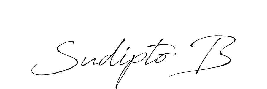 The best way (Antro_Vectra) to make a short signature is to pick only two or three words in your name. The name Sudipto B include a total of six letters. For converting this name. Sudipto B signature style 6 images and pictures png