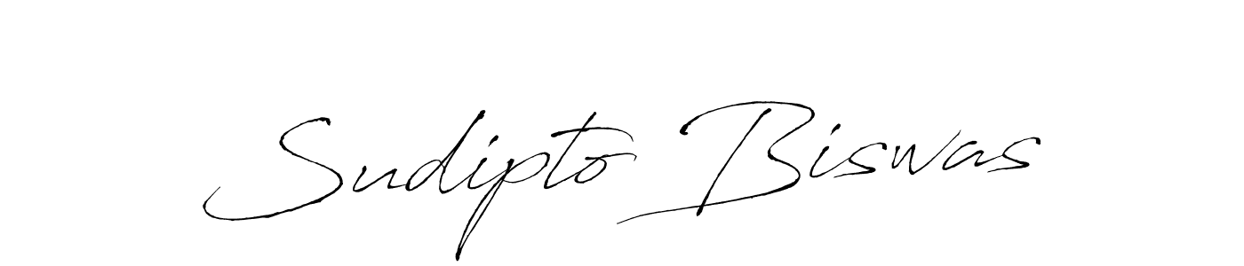 How to make Sudipto Biswas name signature. Use Antro_Vectra style for creating short signs online. This is the latest handwritten sign. Sudipto Biswas signature style 6 images and pictures png